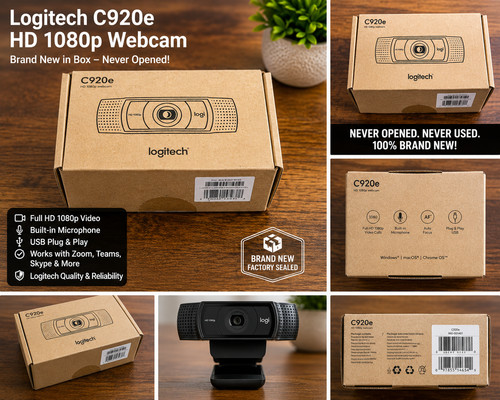Logitech c920e webcam - webcam,