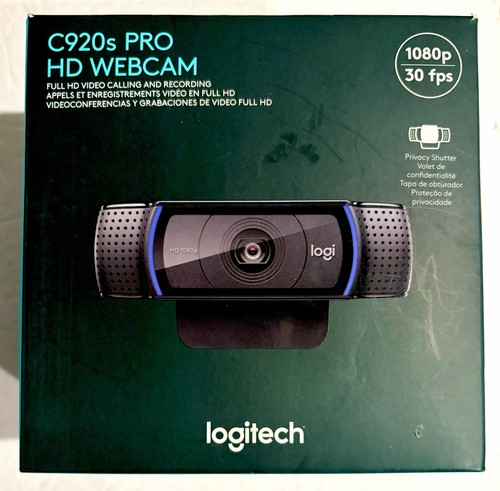 Logitech c920s pro webcam - c920s, hd