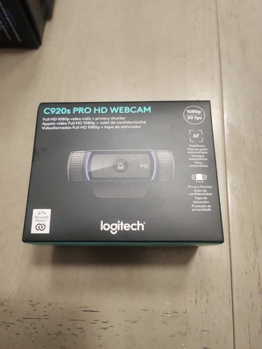 Logitech c920s pro - hd, webcam